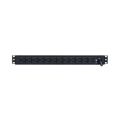 pdu15b12r PDU Básico Para Distribución de Energía, Con 12 Tomas NEMA 5-15R Traseras, 1UR, 15 Amp, 120 Vca