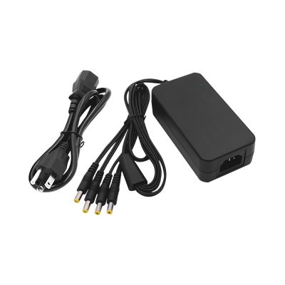 plk12dc4ch Fuente de Poder de 4 Salidas tipo Jack Macho de 12 Vcc / 5 Amper
