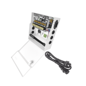 plk12dc8abk Fuente de Poder con ajuste de voltaje de 11- 15 Vcc / 10 A / 9 Salidas / Capacidad de Batería de Respaldo / Requiere Batería / Voltaje de Entrada 96-264 Vca