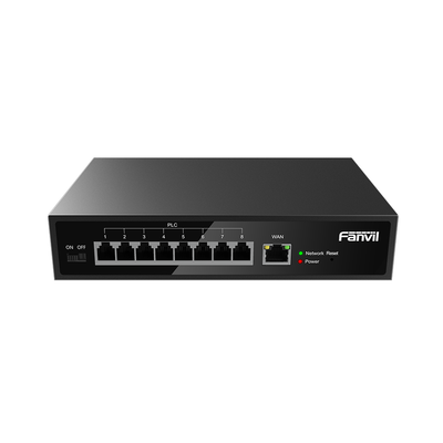 pn8 Switch PoE de 2 Hilos para telefonos Fanvil X303-2 , 8 puertos RJ11