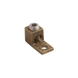 pnl-1-0-l Terminal Tipo Lengüeta Recta de Cobre, Cal. 8 a 1/0 AWG, Orificio para perno de 5/16" (7.9mm)