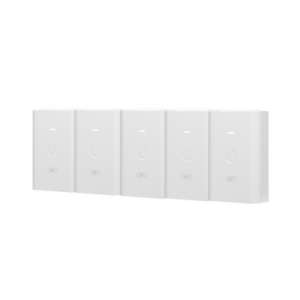 poe-24-24w-5p 5 Unidades del Adaptador PoE Ubiquiti de 24 VDC, 1.0 A con puerto Gigabit, color blanco