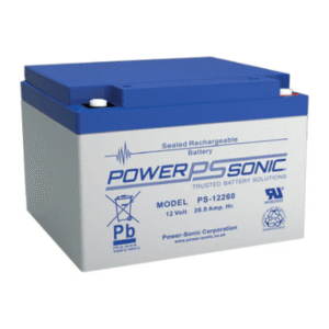ps-12260-m5 Batería 12V, 26AH, Para Respaldo, Tecnologías AGM/VRLA, 5 Años Vida Útil, Terminales M5, Reconocida UL