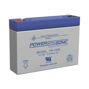 ps-1228-f1 Batería 12V, 2.8AH, Para Respaldo, Tecnologías AGM/VRLA, 5 Años Vida Útil, Terminales F1, Reconocida UL