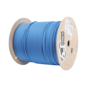 Bobina de Cable Blindado S/FTP de 4 Pares, Cat7, Inmune a Ruido e Interferencias, LSZH (Bajo Humo, Cero Halógenos), Color Azul, Bobina de 500 Metros (1640 Pies)