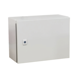 pst-4030-30a Gabinete de Acero IP66 Uso en Intemperie (400 x 300 x 300 mm) con Placa Trasera Interior Metálica y Compuerta Inferior Atornillable (Incluye Chapa y Llave T). Ideal para Centros de Carga y Tableros de Control.