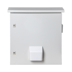 pst-5060-19rav Gabinete Ventilado de Acero IP55 Uso en Exterior (593 x 609 x 399 mm) con Placa Trasera Interior Metálica y Compuerta Inferior Atornillable. Incluye Ventilador, Ventilas, filtros, Montaje Rack 19", Terminal de Tierra Física, Chapas y Ll