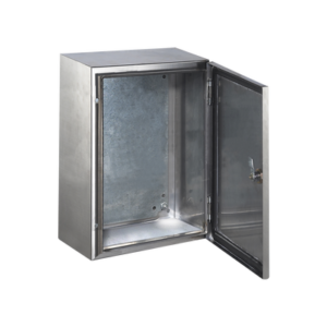 pst-608020-inox-b Gabinete de Acero Inoxidable IP66 Uso en Intemperie (600 x 800 x 200 mm) con Placa Interna Galvanizada.