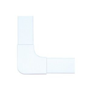 Sección en "L" color blanco de PVC auto extinguible,  para canaleta PT48 (6130-01002)