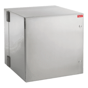 Gabinete Industrial ProTek de Puerta Sólida, Protección NEMA Tipo 4/4X/12, Abatible, Fabricado en Acero Inoxidable SS304, 12 UR, Color Gris Claro