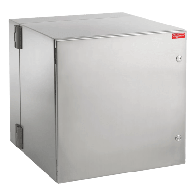 pths242424x Gabinete Industrial ProTek de Puerta Sólida, Protección NEMA Tipo 4/4X/12, Abatible, Fabricado en Acero Inoxidable SS304, 12 UR, Color Gris Claro