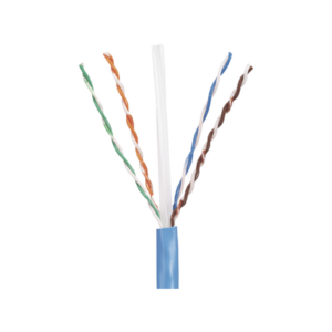 puc5c04bu-ce Bobina de Cable UTP 305 Metros (1000 Pies) de Cobre, PanNet, Azul, Categoría 5e (24 AWG), PVC (CM), de 4 Pares