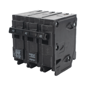 Interruptor automático enchufable tipo QP 3 polos, 40 amp
