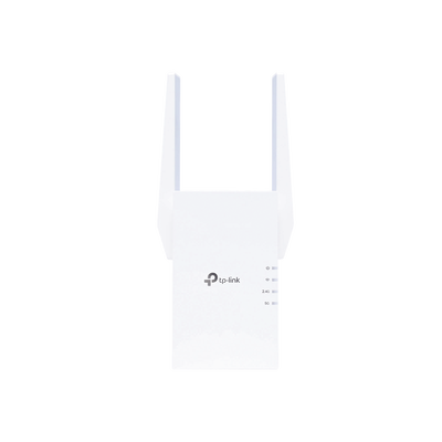 re505x Repetidor / Extensor de Cobertura WiFi AX 1500 Mbps, doble banda 2.4 GHz y 5 GHz, con 1 puerto 10/100/1000 Mbps