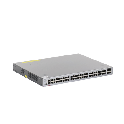 rg-cs85-48gt4xs-d Switch Core Administrable Capa 3 con 48 puertos Gigabit + 4 SFP+ para fibra 10Gb, gestión gratuita desde la nube.