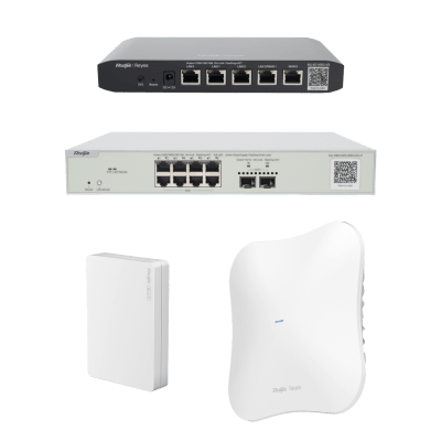 rg-demo-sme-w7 Equipos Ruijie DEMO Ideal para Probar Integraciones de Redes Business y Enterprise con WiFi 7
