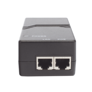 Inyector PoE estándar 802.3af Gigabit (50 V - 0.3 A - 15 W)