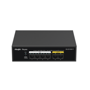 rg-es106f-p Switch PoE+ no Administrable, 6 Puertos 10/100 Mbps, hasta 54 Watts