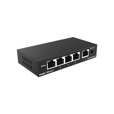 rg-es205gc Switch Administrable con 5 puertos Gigabit, gestión gratuita desde la nube