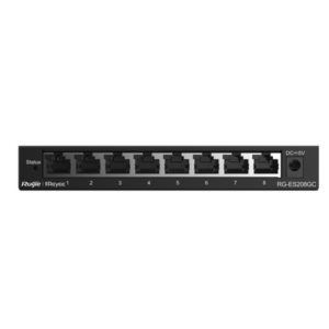 Switch Administrable con 8 puertos Gigabit, gestión gratuita desde la nube
