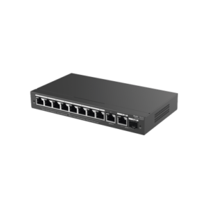 rg-es210gs-p Switch Administrable con 8 puertos Gigabit PoE, 2 Uplinks Gigabit (1 SFP), gestión gratuita desde la nube