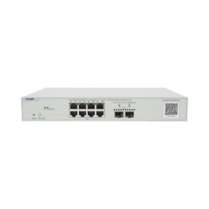 rg-nbs3300-8mg2xs-p Switch Multi-Gigabit PoE+ Capa 2 con 8 Puertos 2.5G PoE+ hasta 240W y 2 Uplink SFP+ 10G ,Administrable Cloud, Diseñado Para Access Points WiFi 6/7