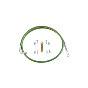 rgej1024pfy Jumper Para Aterrizar Equipos en Racks o Gabinetes, 10 AWG, con Terminal Doblada a 90 Grados, 0.61m de Largo