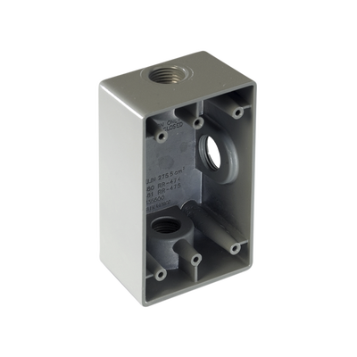 rr-2743 Caja Condulet FS de 1" ( 25.4 mm) con tres bocas a prueba de intemperie.