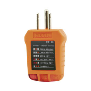 rt-110 Probador de Tomacorrientes Estándar, con Secuencia de Luces para Indicar un Cableado Correcto/Incorrecto.