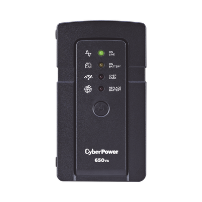 rt650 UPS de 650 VA/400 W, Topología Standby, Compacto, Entrada 120 Vca NEMA 5-15P, Con 3 Tomas Respaldo/Protección y 3 Tomas Solo Protección NEMA 5-15R