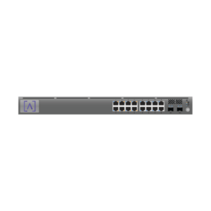 s16-poe Switch Gigabit PoE+ Administrable / 16 puertos 10/100/1000 Mbps + 2 Puertos SFP Uplink / Presupuesto PoE hasta 120W / Administración Gratuita en la Nube