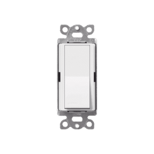 Interruptor Claro, 3 Hilos, 15A, Color Blanco