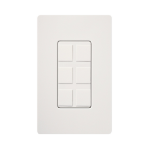Caja de pared para contactos varios, 6 mini espacios.