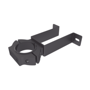 Soporte de pared con abrazadera para poste