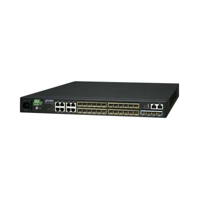 sgs-6341-16s8c4xr Switch Administrable L3 16-Puertos 100/1000X SFP, 8-Puertos Gigabit TP/SFP, 4-Puertos 10G SFP+ Stackable