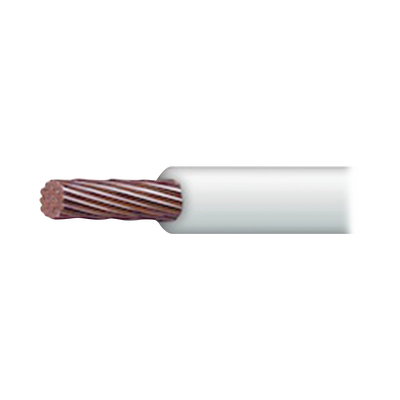 sly-287-wht-100 Cable Eléctrico de Cobre Recubierto THW-LS Calibre 4 AWG 19 Hilos Color Blanco (100 metros)