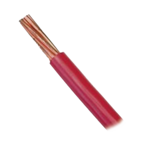 Cable Eléctrico de Cobre Recubierto THW-LS Calibre 12 AWG 19 Hilos Color Rojo (100 Metros) (328.08 Pies)