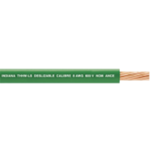 Cable Eléctrico de Cobre Recubierto THW-LS Calibre 14 AWG 19 Hilos Color Verde (100 Metros (328.08 Pies))