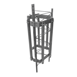 sm-hex-35g Herraje para 6 antenas sectoriales compatible con tramo STZ35G.