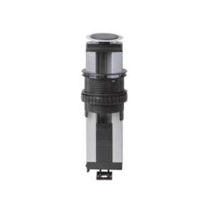 Teleblock Simon K45 para Voz, Datos, Multimedia o Contactos Eléctricos / Capacidad para 5 Módulos K45 / Apertura Automática con Tapa Abatible / Instalación en Mobiliario de Oficina o Comercial / (KTLE205CY)