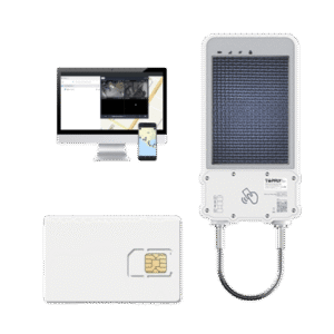 solarguardx100kitcode kIT Cerradura Inteligente GPS con Energía Solar / SolarGuardX 100 / Seguimiento de Activos LTE Cat-M1 / Desbloqueo por RFID BLE OTA / Impermeable IP67 / Detección de Movimiento / Batería 14400mAh / + EPCOMGPSCODE + SIM500MB2Y
