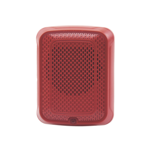 spr-l Bocina para Montaje en Pared, Color Rojo, Nuevo Diseño Moderno y Elegante y Menor Consumo de Corriente