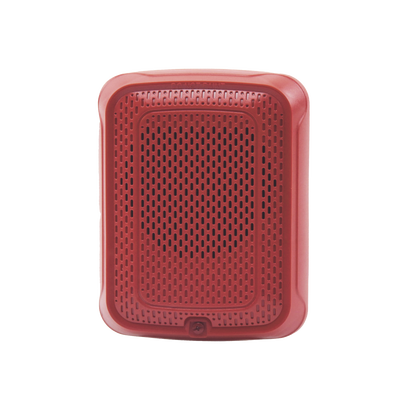 spr-l Bocina para Montaje en Pared, Color Rojo, Nuevo Diseño Moderno y Elegante y Menor Consumo de Corriente