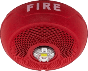 BOC C/LAMP ESTROBOSCOPICA tipo LED MONT EN TECHO CLR ROJO