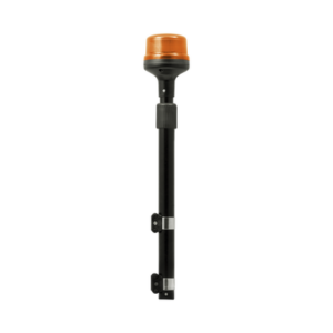 Luz Telescópica para Motocicletas, 8 LED, Ambar, SAE Clase I