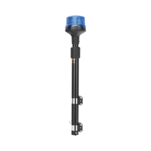 Luz Telescópica para Motocicletas, 8 LED, Azul, SAE Clase I