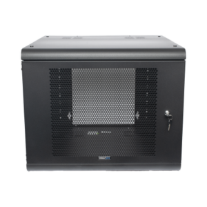 sr-1909-gn2p Gabinete de Pared con Puerta Perforada, 635mm de Profundidad, 9U Rack de 19 in, Acero Reforzado