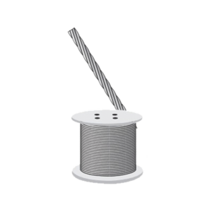 sret318cam Cable de Retenida 7 Hilos , Resistencia 600 kg, Diámetro 1/8" (Metro). Acero Galvanizado