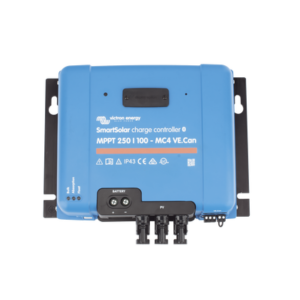 ssmppt250-100 SmartSolar MPPT 250/100-MC4. Controlador Solar MPPT 100A, Voltaje: 48 Vcc. Para uso con Inv. Cargadores Victron