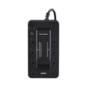 st425 UPS de 425 VA/255 W, Topología Standby, Entrada 120 Vca NEMA 5-15P, Tipo Gabinete Compacto, Con 8 Tomas NEMA 5-15R